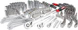 CRAFTSMAN 230-Piece Standard (SAE) and Metric Polished Chrome Mechanics Tool Set with Hard Case