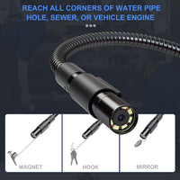 XTOOL Digital Inspection Camera XV100, 2MP&1080P HD Automotive/Industrial Endoscope Waterproof Scope, 8 Adjustable LEDs, Work with D7S/D7W, D8/D8BT, D8S/D8W, X100 Pads/PAD 3, D9/D9 PRO, D9S/D9S PRO