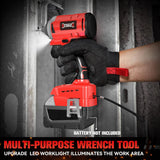 Cordless Impact Wrench for Milwaukee 18V Battery, 1/2" Impact Driver Gun High Torque 250 ft-lbs (330N.m), Brushless Power Tool with Belt Clip (Battery Not Included)