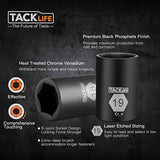 TACKLIFE Drive Master Shallow 1/2in Impact Socket Set – HIS3A