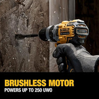 DEWALT Xtreme 5-In-1 12-volt Max 3/8-in Brushless Cordless Drill (1-Battery Included, Charger Included and Soft Bag included)