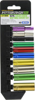 PITTSBURGH PRO 1/2 in. Drive  Color-Coded Deep Socket Set, 10-Piece