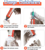 Sn42/Bi58 T5 Lead Free Solder Paste No Clean, 138℃ Melting Point (30g)