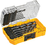 DEWALT Drill Bit Set, 14-Piece, 135 Degree Split Point, For Plastic, Wood and Metal (DWA1184)