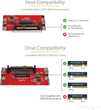 StarTech.com M.2. PCI-e NVMe to U.2 (SFF-8639) Adapter - Not Compatible with SATA Drives or SAS Controllers - For M.2 PCIe NVMe SSDs - PCIe M.2 Drive to U.2 Host Adapter - M2 SSD Converter, TAA