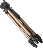 50-inch Lightweight Camera Mount Tripod Stand With Bag, Black/Brown