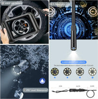 XTOOL Digital Inspection Camera XV100, 2MP&1080P HD Automotive/Industrial Endoscope Waterproof Scope, 8 Adjustable LEDs, Work with D7S/D7W, D8/D8BT, D8S/D8W, X100 Pads/PAD 3, D9/D9 PRO, D9S/D9S PRO