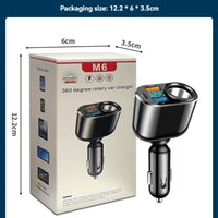 156 W PD30W USB-A 3.1A Single Hole Automobile Auxiliary Power Outlet, Extended Super fast charge charger with Digital Display
