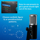 PreSonus Revelator USB Condenser Microphone for podcasting, live streaming, with built-in voice effects plus loopback mixer for gaming, casting, and recording interviews over Skype, Zoom, Discord
