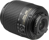 Nikon 2156B AF-S DX Zoom-NIKKOR 55-200mm f/4-5.6G ED Lens with Auto Focus for Nikon DSLR Cameras (Renewed)