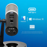 PreSonus Revelator USB Condenser Microphone for podcasting, live streaming, with built-in voice effects plus loopback mixer for gaming, casting, and recording interviews over Skype, Zoom, Discord