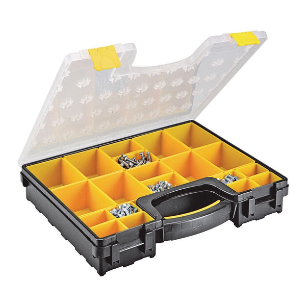 STOREHOUSE 20-Bin Medium Portable Parts Storage Case