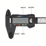 Digital Caliper Tool with Extra-Large LCD Screen, Professional Measurent tool.