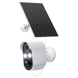 Wireless Solar Outdoor Security Camera, Two way audio, Night Vision, Cloud Storage, Automatic detection, with Accessories