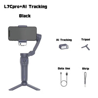 AI tracking Phone Gimbal Stabilizer, 3 Axis Smartphone, Foldable Gimbal, with focus wheelvolg stabilizer Iphone 16/15/14 ProMax and Android Cellphones