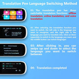 Translation pen with WIFI, Translation quick check, professional translation comparable with professional level, 134 languages, two way, Online scanning support