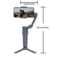 AI tracking Phone Gimbal Stabilizer, 3 Axis Smartphone, Foldable Gimbal, with focus wheelvolg stabilizer Iphone 16/15/14 ProMax and Android Cellphones