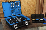 HART Technician Case, Heavy Duty Tool Box for Tool and Hardware Storage, Black