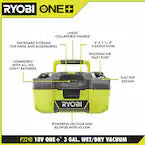 ONE+ 18V 3 Gal. Project Wet/Dry Vacuum with Accessory Storage (Tool Only)