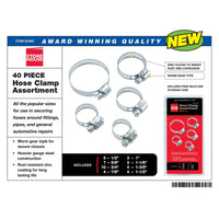 STOREHOUSE Hose Clamp Assortment, 40 Piece