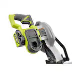 18V ONE+ Cordless 7-1/4 in. Compound Miter Saw with 4.0 Ah Lithium-Ion Battery and 18V Charger