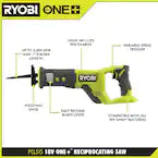 ONE+ 18V Cordless Reciprocating Saw (Tool Only)