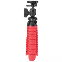 Vivitar 12 inch Compact Rubberized Spider Camera Tripod Flexable Legs Red Large