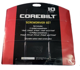 Corebilt screwdriver set 10