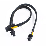 For DELL T3600 T5810 T5820 T7820 VGA POWER CABLE 8 PIN TO 6PIN+8PIN D92C9 0D92C9