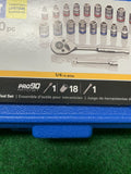 Kobalt 20 pc 1/4  pro90 ratchet