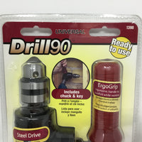 Milescraft Drill90 90 Degree Right Angle Drill Attachment-Adapter w/3/8" Chuck