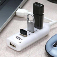 USB 2.0 Hi-Speed 4-Port Splitter Hub Adapter For PC Computer