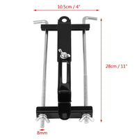 Qiilu Universal Adjustable Crossbar,Battery Hold Down Bracket L-Bolt style Holder for Car SUV