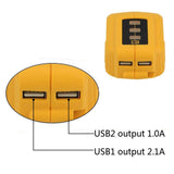 12V/20V Max USB Power Source for Dewalt DCB090 Converters for Lithium Battery