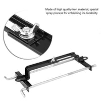 Qiilu Universal Adjustable Crossbar,Battery Hold Down Bracket L-Bolt style Holder for Car SUV