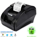 USB Thermal Receipt Printer TEROW 58mm Mini Small Portable Label Printer with High Speed Printing Compatible with ESCPOS Print Commands Set, Easy to Setup