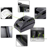 USB Thermal Receipt Printer，Symcode EthernetLAN, Serial Port - Auto Cutter - Cash Drawer Port - Paper Width 2 14 (58mm) - Works on Windows XPVista788.110 Uses