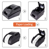 USB Thermal Receipt Printer，Symcode EthernetLAN, Serial Port - Auto Cutter - Cash Drawer Port - Paper Width 2 14 (58mm) - Works on Windows XPVista788.110 Uses