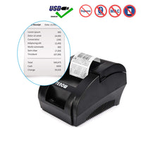 USB Thermal Receipt Printer TEROW 58mm Mini Small Portable Label Printer with High Speed Printing Compatible with ESCPOS Print Commands Set, Easy to Setup