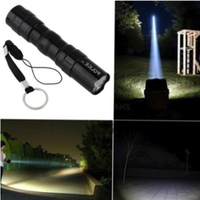 Mini Portable Water Resistant LED Flashlight with Hand Strap(10 pcs)