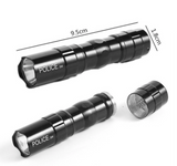 Mini Portable Water Resistant LED Flashlight with Hand Strap(10 pcs)