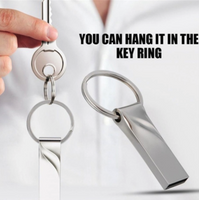 32GB Metal Memory USB Keychain Stick USB2.03.0