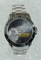 Pittsburgh Steelers Custom Image Men's Or Women's Unisex Stainless Steel Strap Silver Watch Analog Quartz Sports Watches