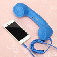 Telephone Receivers Handset Earphone Retro Telephones Receiver For 3.5mm Interface Cellphones