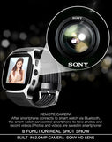 Military Quality Bluetooth Smart Phone Watch Sony Camera SIM CardTF Card Supported Intelligent Positioning Walk Steps Recording Sleep