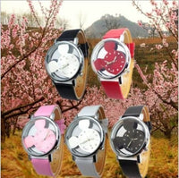 Hollow belt watch creative fashion female models table