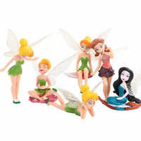 6pcsSet DIY Miniature Flying Flower Fairy Garden Landscaping Home Decoration