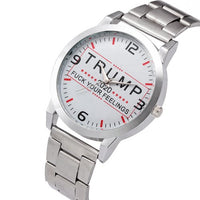 Trump 2020 Quartz Watch, Unique Gift Wristwatch