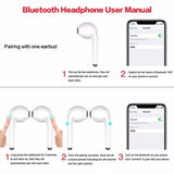 Upgraded Version I9XS MAX Wireless Bluetooth Earphone Bluetooth 5.0 Built-in Microphone Noise Reduction HD Stereo White Earbuds