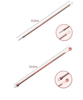 4PCS Blackhead Extractor De Cravo Rose Gold Black Dots Cleaner Acne Blemish Remover Needles Set Black Spots Pore Cleanser Tool